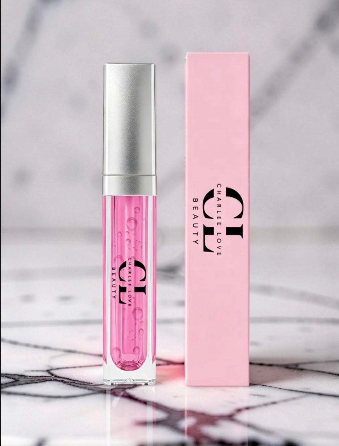 Led light mirror lipgloss tube
