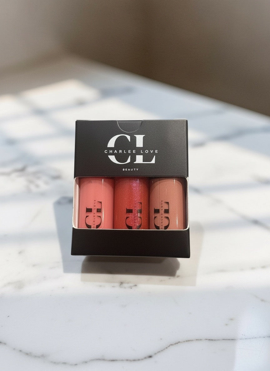 Mini lipgloss set
